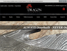 Tablet Screenshot of dragonbackbone.com